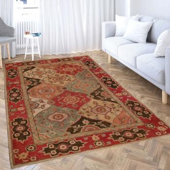 Multicolour Floral Woolen Rug Manufacturers in Aurangabad